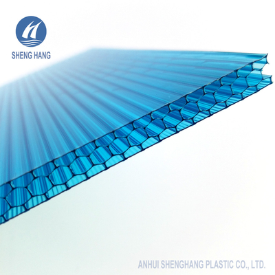 Anti-UVantiauswirkungs-Bienenwaben-Polycarbonat täfelt Plastik-PC Wärmedämmung