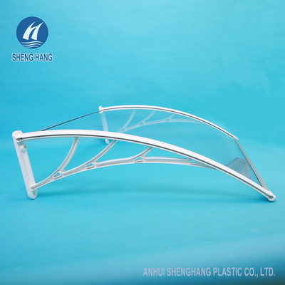 Hohe Auswirkungs-Plastiktür-Überdachungs-feste Polycarbonats-Blatt-Fenster-Markise