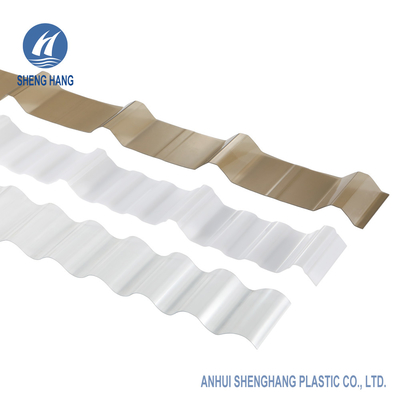 SGS runzelte klares Plastiküberdachungs-Material des Polycarbonats-Blatt-3.95*13ft