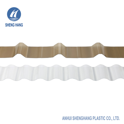 3.9ft abgetönte gewelltes gewölbtes Polycarbonats-Blatt-Plastikdeckung wasserdicht