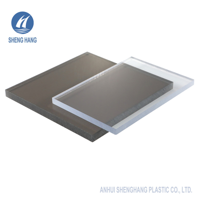 Feuerfester Plastik-PC flaches Polycarbonats-Blatt für Baumaterial