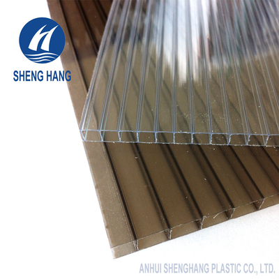 Klares Polycarbonats-Doppelwand-Blatt-UV-Beständigkeit