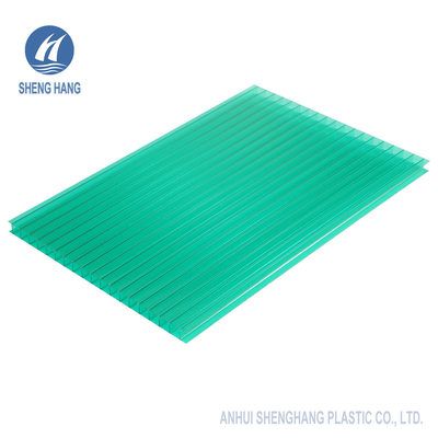 Blaues Polycarbonat PC Höhlen-Blatt für Baumaterial 6mm 8mm 10mm