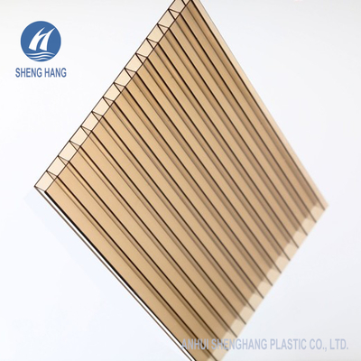 Doppelwand-Polycarbonats-Gewächshaus täfelt Deckung materielle 8mm