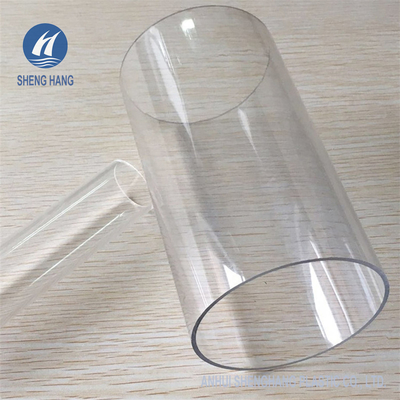 Acrylverdrängter rundes Rohr-transparenter Plastikfreier Raum