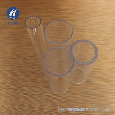 Acrylverdrängter rundes Rohr-transparenter Plastikfreier Raum