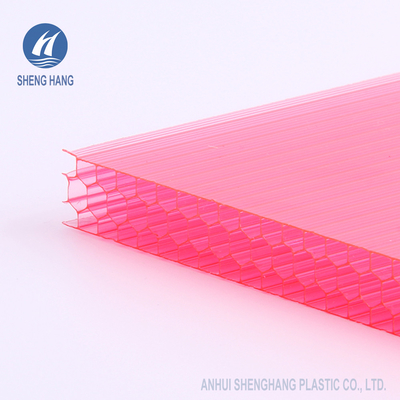 Anti-UVantiauswirkungs-Bienenwaben-Polycarbonat täfelt Plastik-PC Wärmedämmung