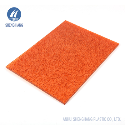 Litschi-Muster PC prägte Polycarbonats-festes Blatt ASTM D648 1220*2440mm