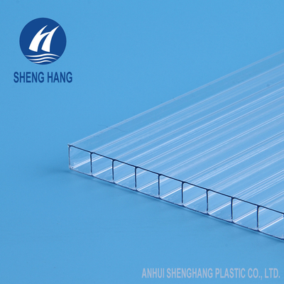 WAND-Polycarbonats-Höhlen-Blatt Eco des Leichtgewichtler-6mm Doppelfreundliches Antiverschleiß