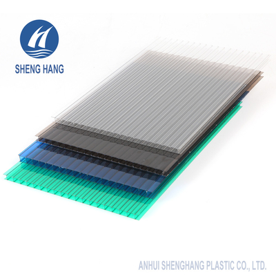 WAND-Polycarbonats-Höhlen-Blatt Eco des Leichtgewichtler-6mm Doppelfreundliches Antiverschleiß