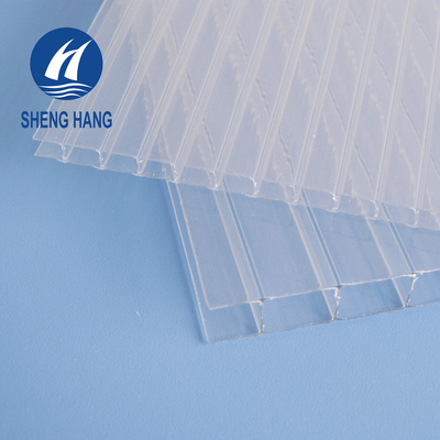 Doppelschicht-Polycarbonats-Blatt UL94 V2 täfelt 2.1*3m rechteckige Struktur