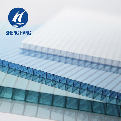 Farbiges Plastikdoppelwand-Polycarbonats-Blatt Eco 4x8 UL94 V2 flammhemmend