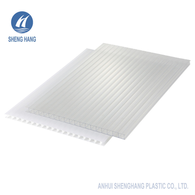 Errichtender Dach PC Höhlen-Doppelwand-Polycarbonats-Blatt-Antikratzer dauerhaftes 80um