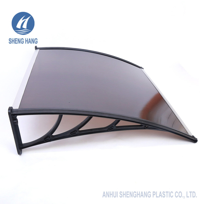 Tür-Polycarbonats-Plastikmarkisen-Sonnenlicht-UVregen-Schnee-Schutz