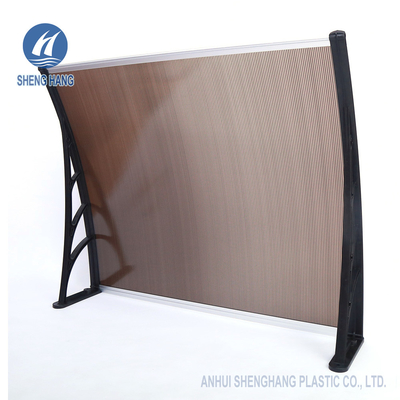 1200*800mm Polycarbonats-Fenster-Tür-Markise 50um Anti-UV