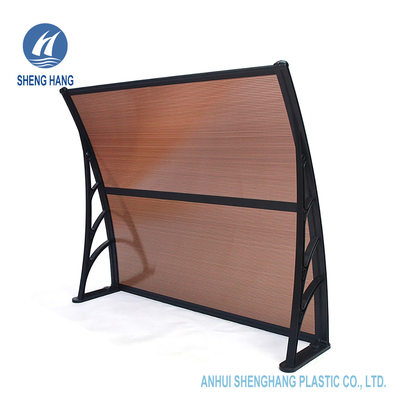 1000×1200mm Tür-Fenster-Markisen-Höhlen-Polycarbonats-Garten-Überdachung 50 Mikrometer