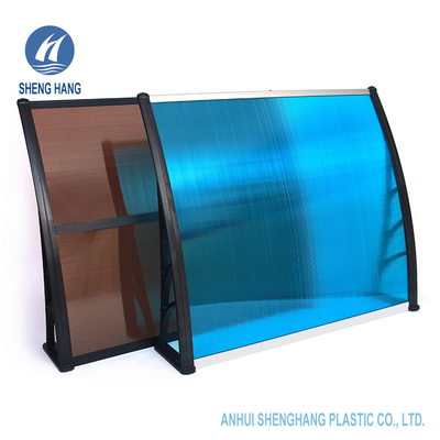 100*120cm Polycarbonats-hageln Plastikmarkise PC Fenster-Tür-Markisen Schutz