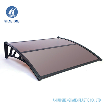 100*120cm Polycarbonats-hageln Plastikmarkise PC Fenster-Tür-Markisen Schutz