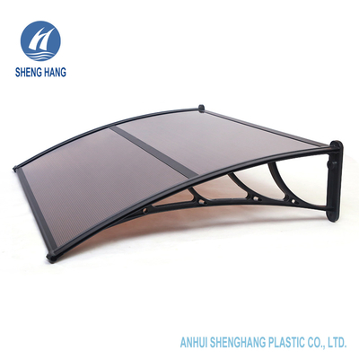 100*120cm Polycarbonats-hageln Plastikmarkise PC Fenster-Tür-Markisen Schutz