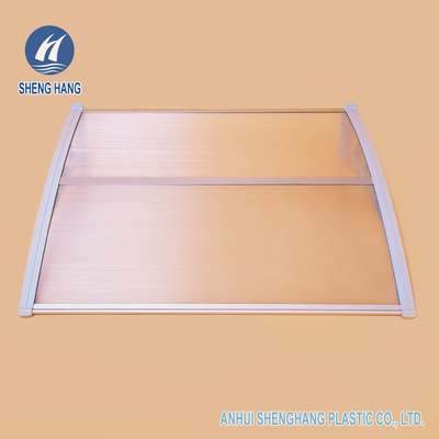 600mm 900mm klares Polycarbonats-Tür-Überdachungs-Fenster-Markise ODM