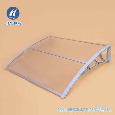 600mm 900mm klares Polycarbonats-Tür-Überdachungs-Fenster-Markise ODM
