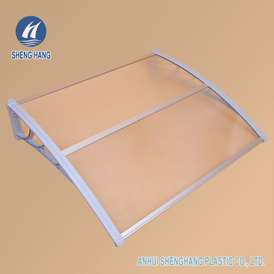 600mm 900mm klares Polycarbonats-Tür-Überdachungs-Fenster-Markise ODM