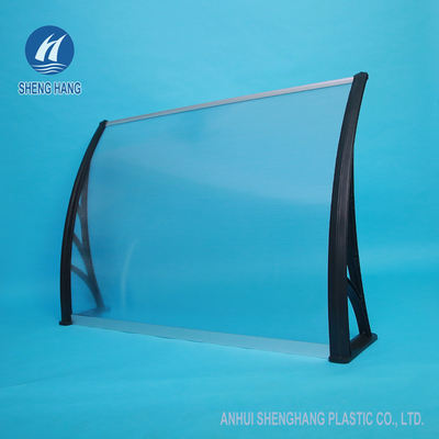 1500*1000mm Polycarbonats-Tür-Überdachungs-im Freien Antikorrosion