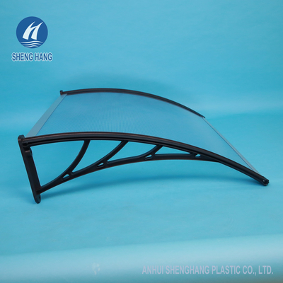 Externer Sonnenschutz Plastik-Polycarbonats-Tür-Markise Rainshed-freien Raumes