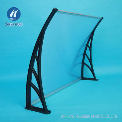1200*800mm Plastikregen-Zelt-klare Polycarbonat PC Tür-Markise