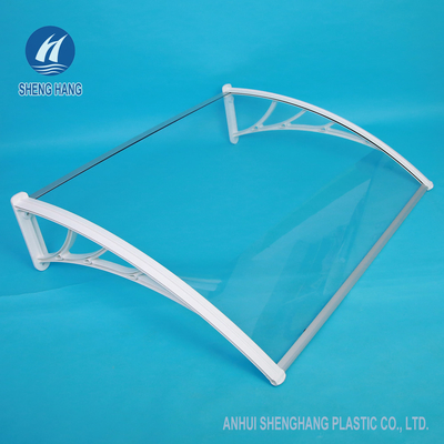 Klare Polycarbonats-Plastikmarkisen-hochfester Antiriß DIY 1.2*0.8m