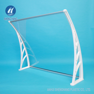 Feste Polycarbonats-Tür-Überdachungs-dauerhafte Polykarbonats-Fenster-Markise