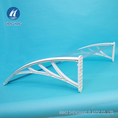 Feste Polycarbonats-Tür-Überdachungs-dauerhafte Polykarbonats-Fenster-Markise