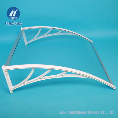 Plastikklammer PC feste Platten-Überdachungs-Polycarbonats-Fenster-Markise