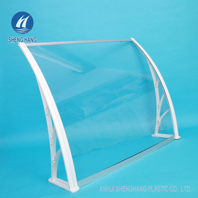 Plastikklammer PC feste Platten-Überdachungs-Polycarbonats-Fenster-Markise