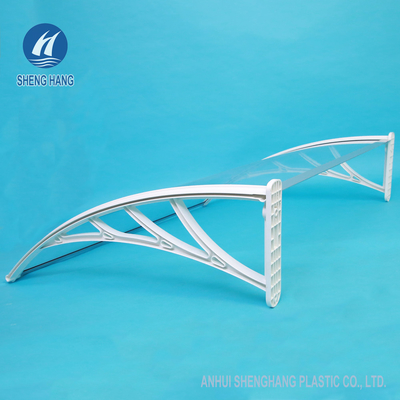 Fenster-Markisen-Polycarbonats-im Freien feste Blatt-Tür-Patio-Überdachung
