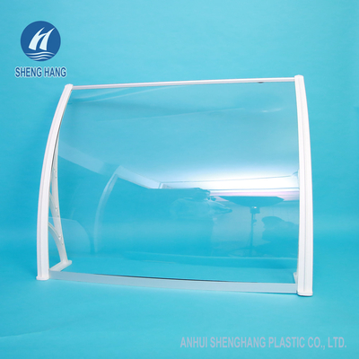 Dauerhafte Plastiktür-Fenster-Markisen-feste Polycarbonat PC Dach-Überdachungen
