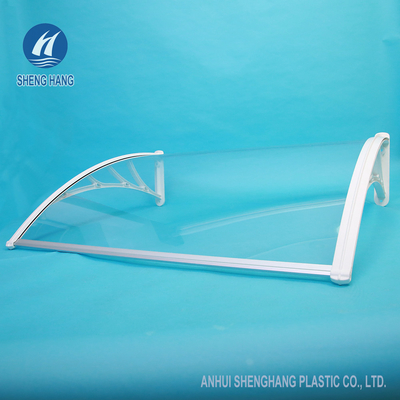 Dauerhafte Plastiktür-Fenster-Markisen-feste Polycarbonat PC Dach-Überdachungen