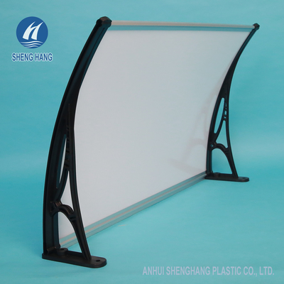 Haus-Garten-Plastikmarkise Sun-Regen-Schnee-Schutz-Polycarbonat PC Überdachung