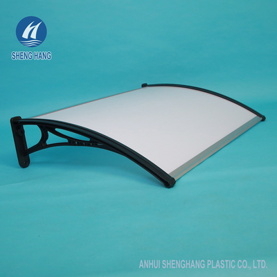 Haus-Garten-Plastikmarkise Sun-Regen-Schnee-Schutz-Polycarbonat PC Überdachung