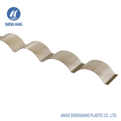 Weißes gewölbtes Polycarbonats-PC-Blatt unzerbrechliches UL94 V0 ASTM D696
