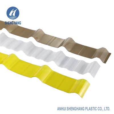 Leichtgewichtler-täfelt gewölbter gewellte Polycarbonats-Blatt-Plastik 0.8mm bis 3mm