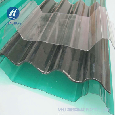 Polycarbonats-Dach-Plastikplatte  klare gewölbte für Gewächshaus W900mm