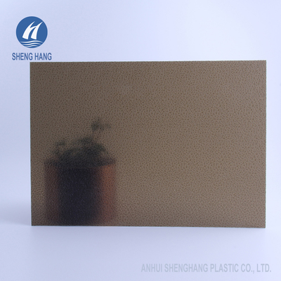 Prägeartiges Polycarbonat ASTM D638 freier Raum bedeckt beschichtenden UVPC UL94 V2