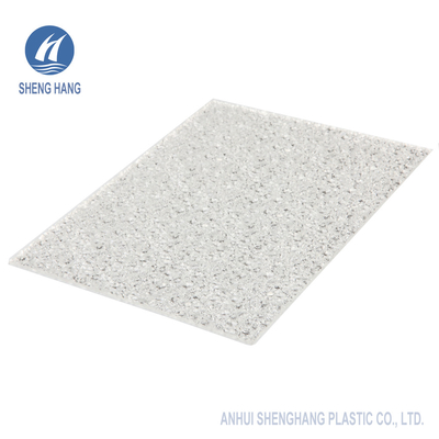 2mm Diamond Solid And Textured Polycarbonate Blätter 50 Mikrometer-UVbeständiges beschichtet