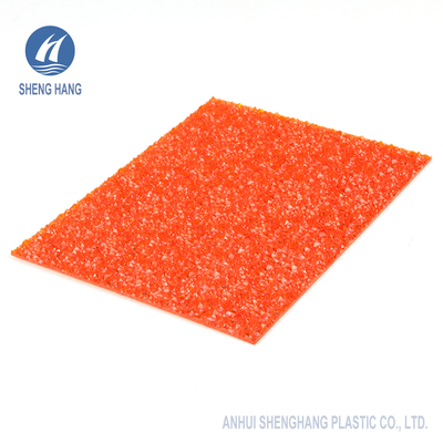 2mm Diamond Solid And Textured Polycarbonate Blätter 50 Mikrometer-UVbeständiges beschichtet