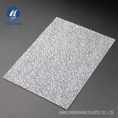 Plastik- schwarzes prägeartiges Polycarbonats-Blatt masern Anti- UV-2.5mm dick