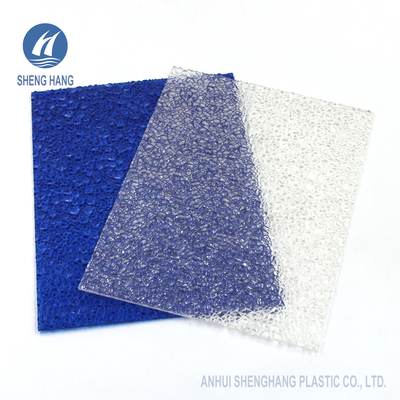 Plastik- schwarzes prägeartiges Polycarbonats-Blatt masern Anti- UV-2.5mm dick