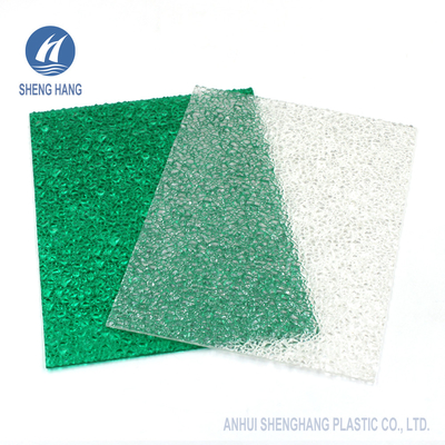 Blauer abgetönter Polycarbonat prägeartiger Blatt-Leichtgewichtler PC 5.8m maserte Oberflächen