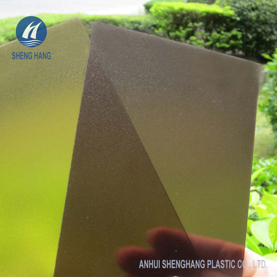 Abgetöntes bereiftes Plastikpolycarbonat bedeckt den unzerbrechlichen Leichtgewichtler 4x8