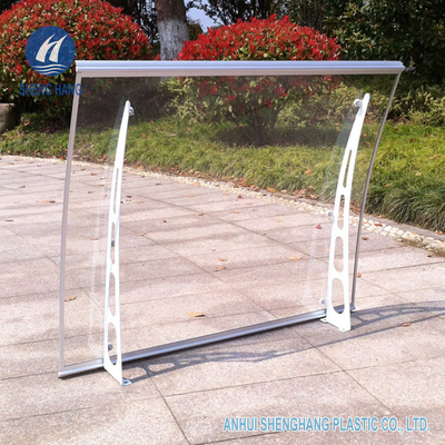 Wasserdichte feste Polykarbonats-Überdachung 4.6ft×3ft mit Metallklammern Eco